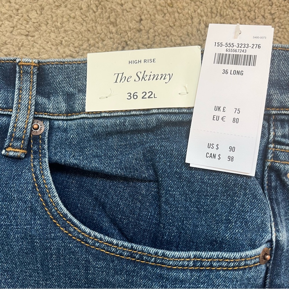 Abercrombie & Fitch Blue Skinny Jeans